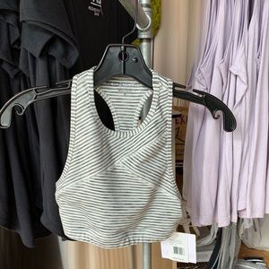 Beyond Yoga Striped Sports Bra